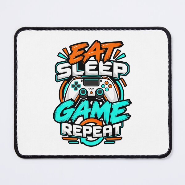 Item preview, Eat Sleep Game Repeat Gaming T-Shirt | Gamer Life Controller Design designed and sold by graphic-genie.