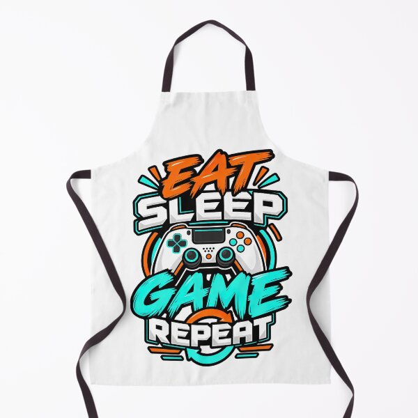 Item preview, Eat Sleep Game Repeat Gaming T-Shirt | Gamer Life Controller Design designed and sold by graphic-genie.
