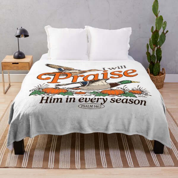 Item preview, Christian Duck Hunting I Will Praise Him in Every Season Psalm 146 2 Faith designed and sold by OneFang.