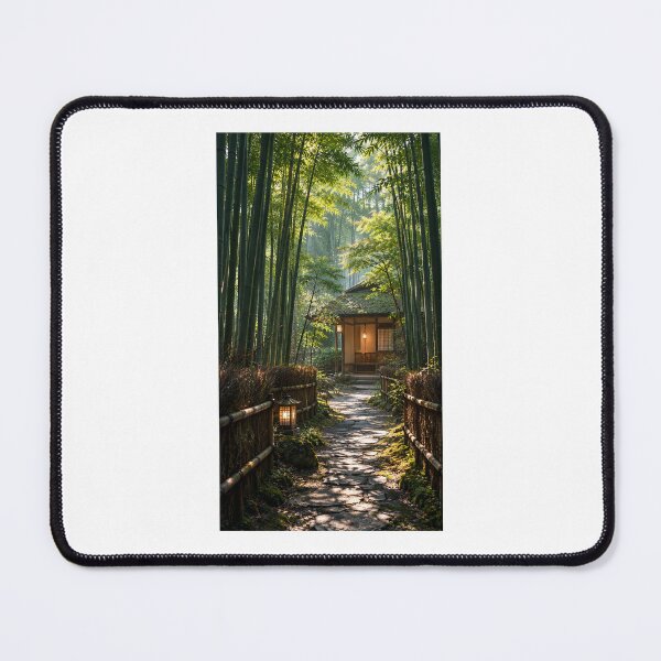 Item preview, Wabi-Sabi Tea House in a Bamboo Grove – Japanese Garden designed and sold by CHANNELZIPANG.