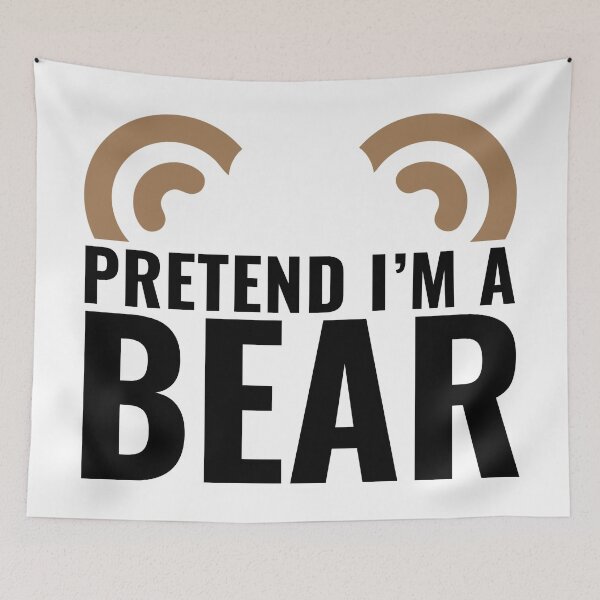 Item preview, Pretend I'm A Bear Funny Halloween Costume Design for Bear Lovers Gift designed and sold by Teetreasure2.