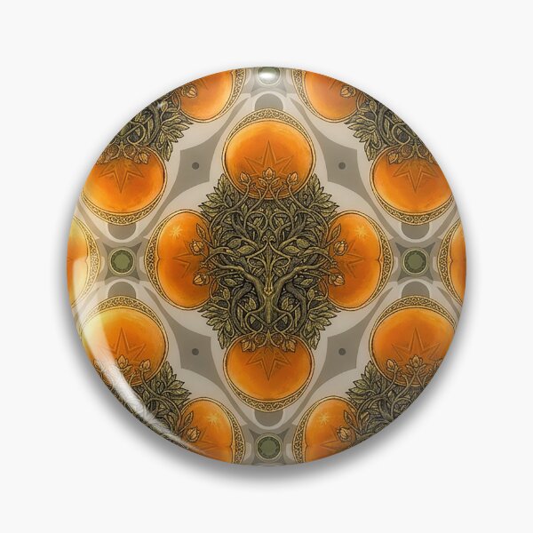 Item preview, Orange Art Nouveau designed and sold by The Ravens Ballad.