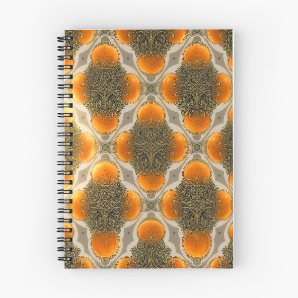 Item preview, Orange Art Nouveau designed and sold by The Ravens Ballad.