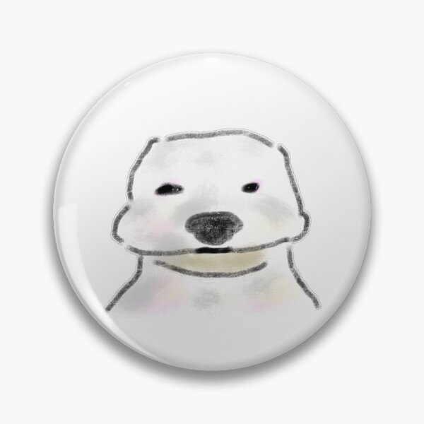 Item preview, Funny Derpy White Sea Otter Face designed and sold by raun.draw.