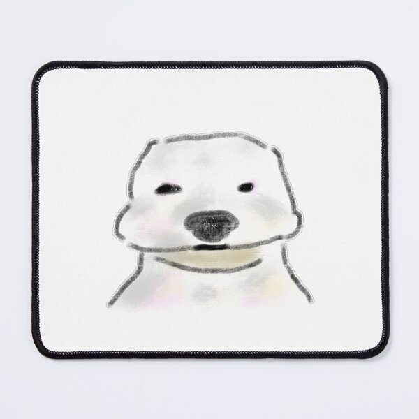 Item preview, Funny Derpy White Sea Otter Face designed and sold by raun.draw.