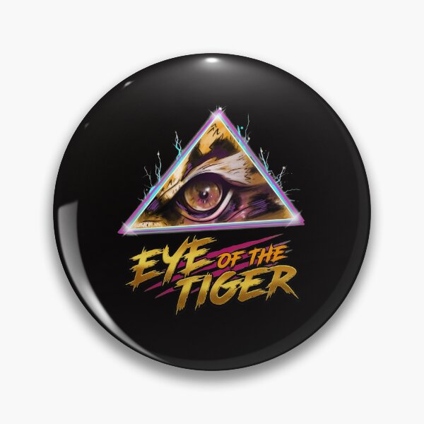Item preview, Tiger Eye Triangle Neon Energy Phrase designed and sold by Thecreepofc.