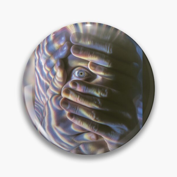 Item preview, Hands Covering A Wide Staring Eye designed and sold by MongLongStudio.