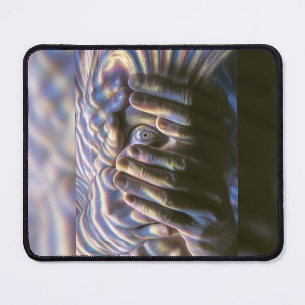 Item preview, Hands Covering A Wide Staring Eye designed and sold by MongLongStudio.