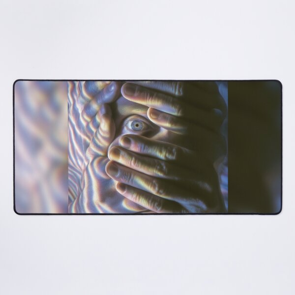 Item preview, Hands Covering A Wide Staring Eye designed and sold by MongLongStudio.