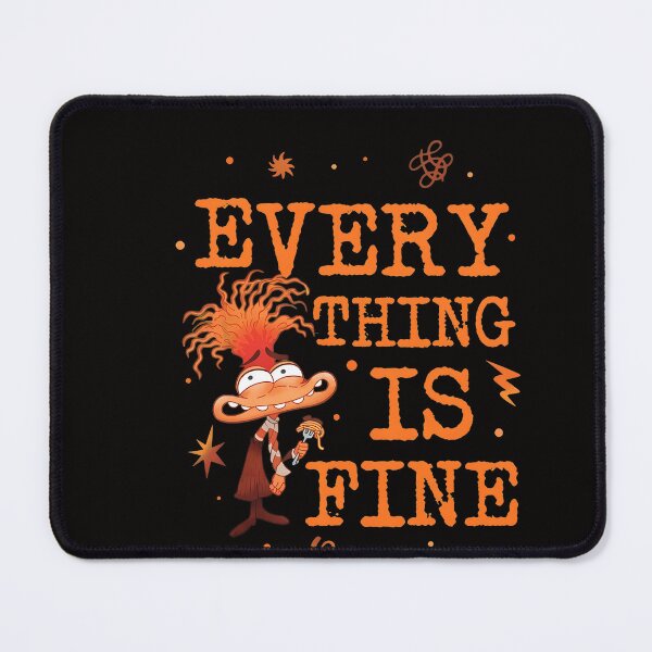 Item preview, Everything Is Fine Cartoon designed and sold by Thecreepofc.