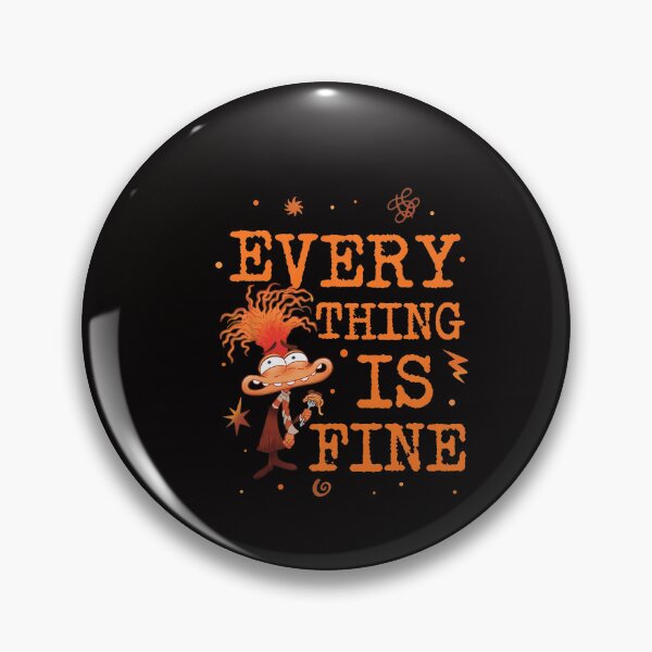 Item preview, Everything Is Fine Cartoon  designed and sold by Thecreepofc.