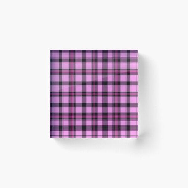 Item preview, Pink and Black Tartan Plaid Pattern designed and sold by The-Repository.
