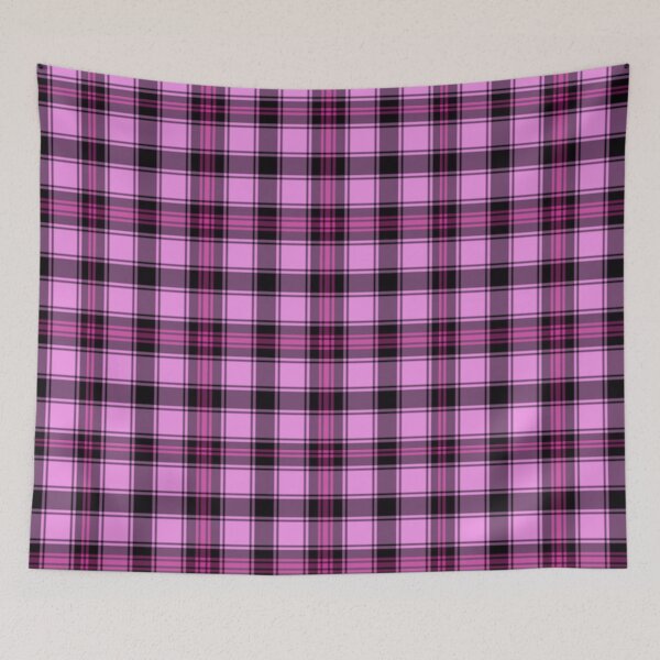 Item preview, Pink and Black Tartan Plaid Pattern designed and sold by The-Repository.