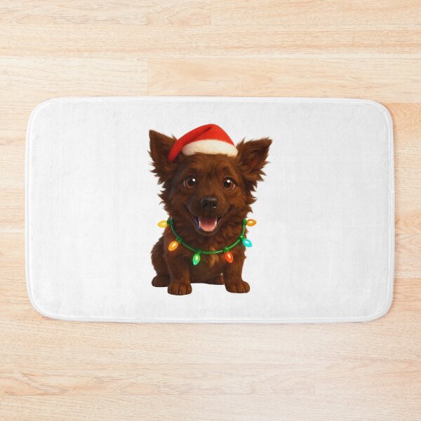 Item preview, Mudi Dog Christmas Cheer designed and sold by Sillytoe.