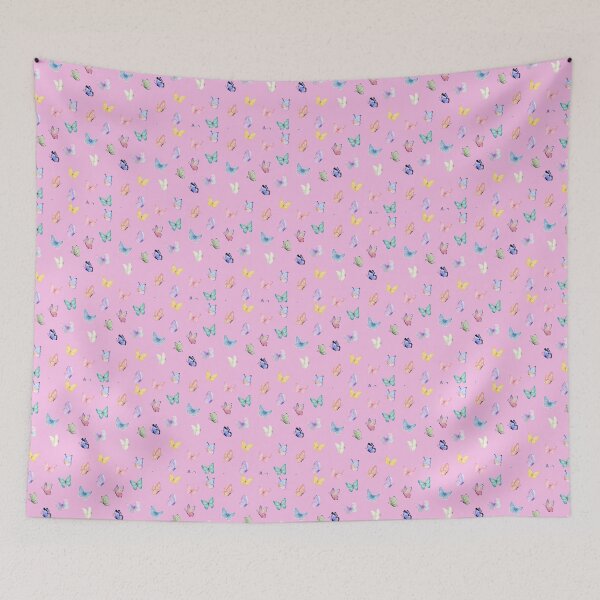 Item preview, Butterfly spring flower design pretty flower designed and sold by brokenxice.
