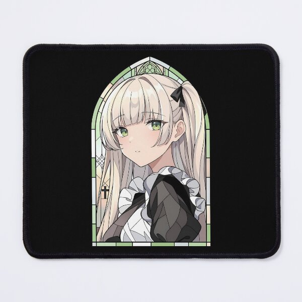 Item preview, Erna Spy Classroom Elegant Stained Glass Maid Portrait designed and sold by mildaclairmo.