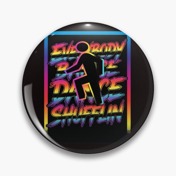 Item preview, Every Damn Shuffle Neon Gradient Figure designed and sold by mokopuniarts.