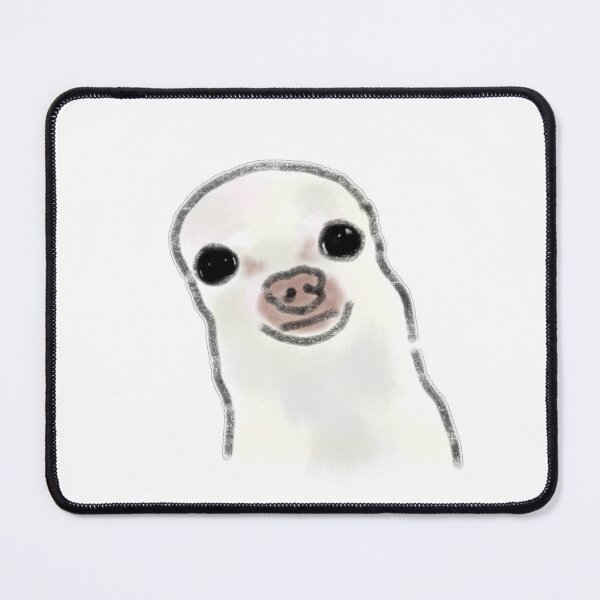 Item preview, Small White Dog Expressive Face designed and sold by raun.draw.