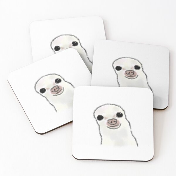 Item preview, Small White Dog Expressive Face designed and sold by raun.draw.