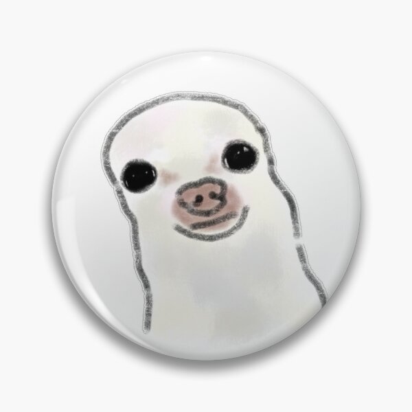 Item preview, Small White Dog Expressive Face designed and sold by raun.draw.