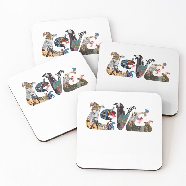 Item preview, Arthur Lee And Love Logo Collage designed and sold by LANSOUN.