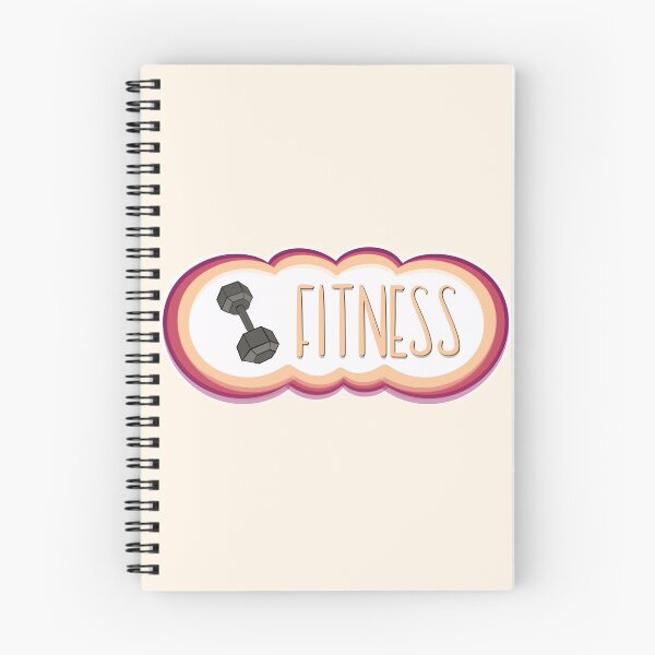 Item preview, Fitness – Cute Retro Gym & Workout Sticker designed and sold by sososweett.