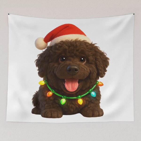 Item preview, Newfypoo Dog Christmas Sparkle designed and sold by Sillytoe.