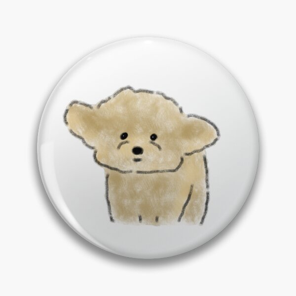 Item preview, Light Brown Poodle Puppy Portrait designed and sold by raun.draw.