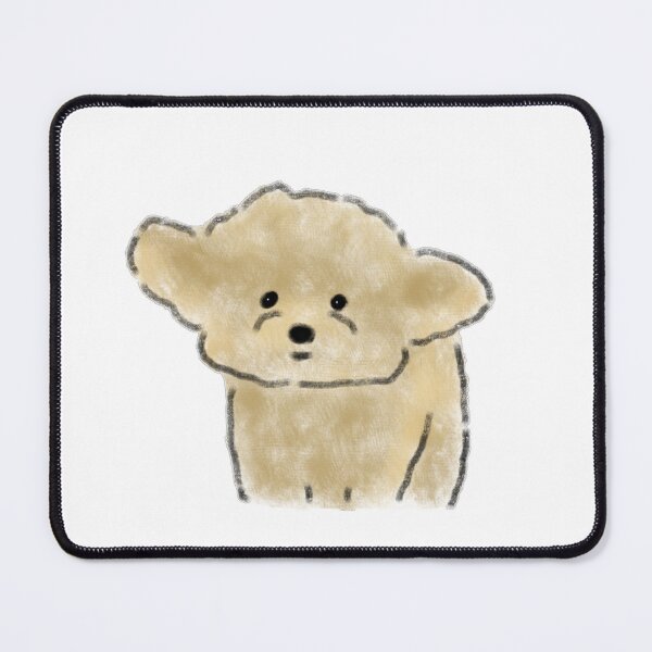 Item preview, Light Brown Poodle Puppy Portrait designed and sold by raun.draw.