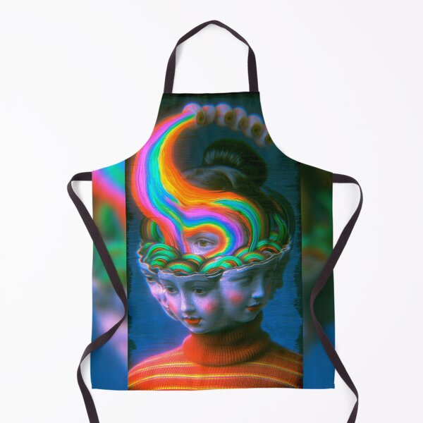 Item preview, The Rainbow Flowing Into A Two-Faced Head's Third Eye designed and sold by MongLongStudio.
