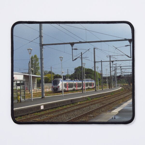 Item preview, Train at La Rochelle Railway Station designed and sold by wiggyofipswich.