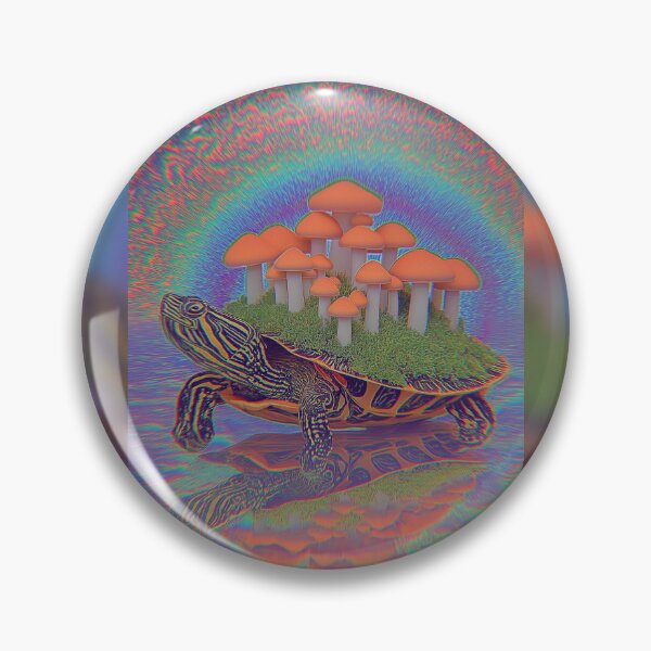 Item preview, The Turtle Carrying A Mushroom Garden designed and sold by MongLongStudio.