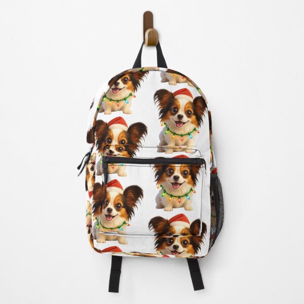 Item preview, Papillon Mix Dog Christmas Cheer designed and sold by Sillytoe.