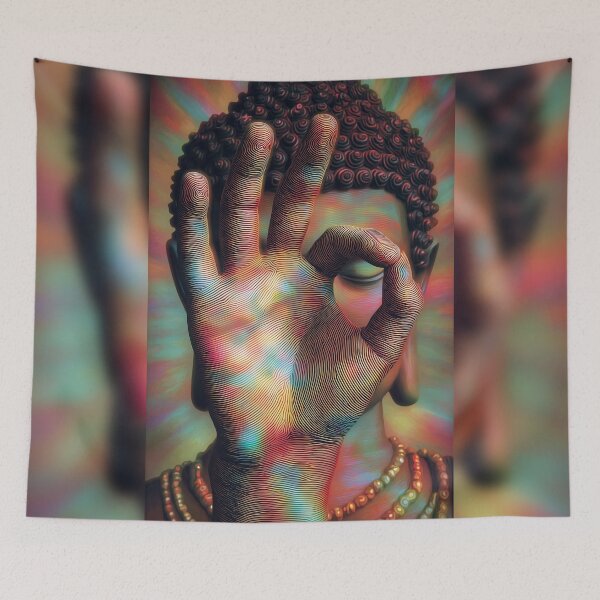 Item preview, The Buddha's Fingerprint Mudra Hand designed and sold by MongLongStudio.