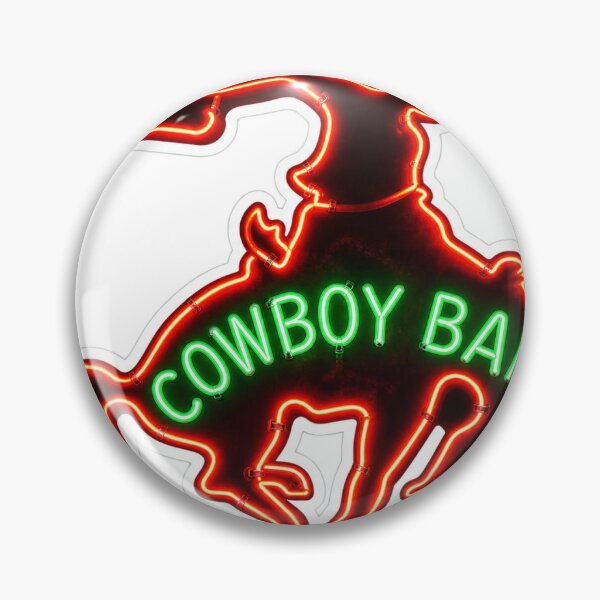 Item preview, Cowboy Bar Sticker - Neon designed and sold by Gen Z Girlypop.