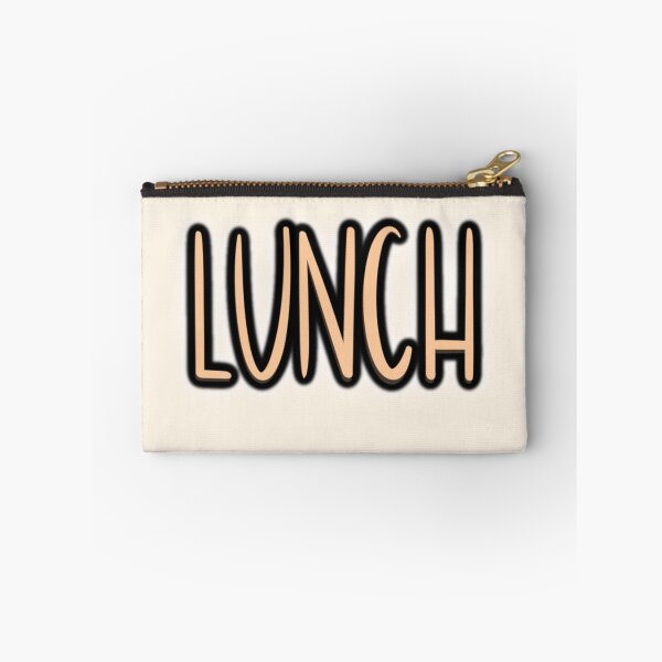 Item preview, Lunch – Cute Retro Typography Sticker designed and sold by sososweett.
