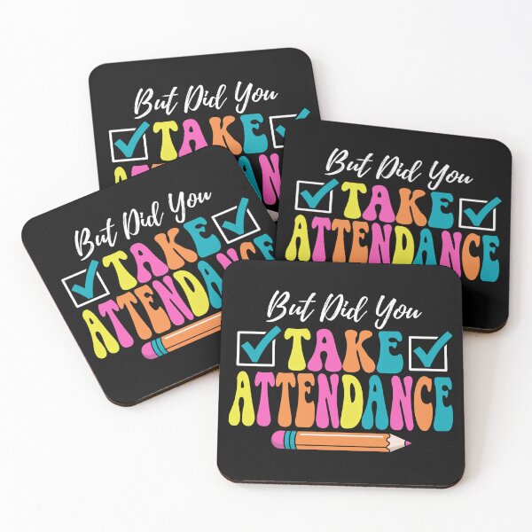 Item preview, But Did You Take Attendance Retro Teacher Funny Checklist School Gift designed and sold by Zizo-DR44.