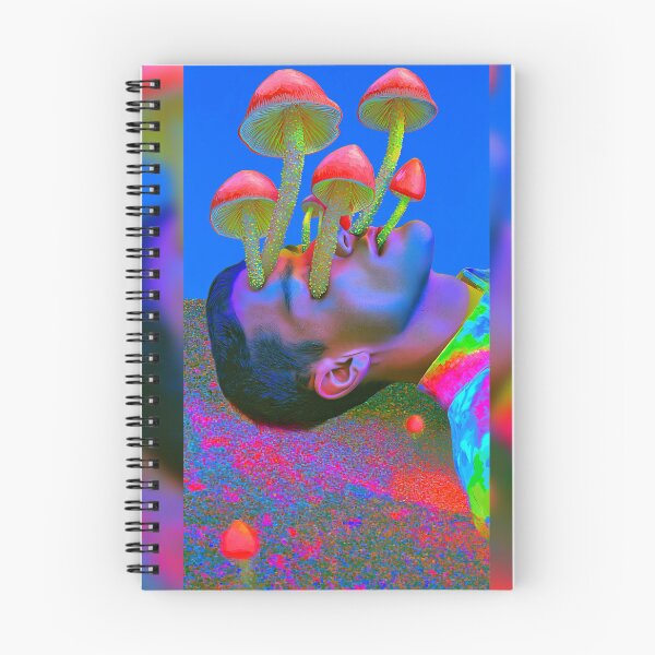 Item preview, Mushrooms Growing From An Upside-Down Face designed and sold by MongLongStudio.