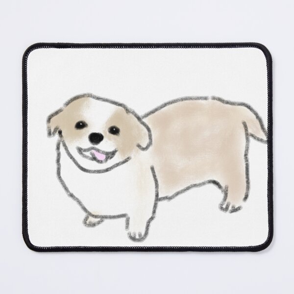 Item preview, Happy Light Brown Small Puppy Dog designed and sold by raun.draw.