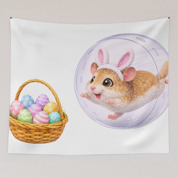 Item preview, Fat-Tailed Gerbil Easter Egg Peek designed and sold by Sillytoe.