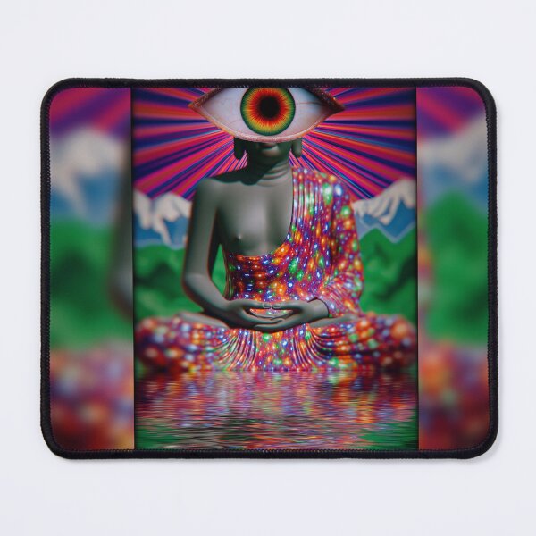 Item preview, The Third Eye Buddha Watching Over The Mountains designed and sold by MongLongStudio.