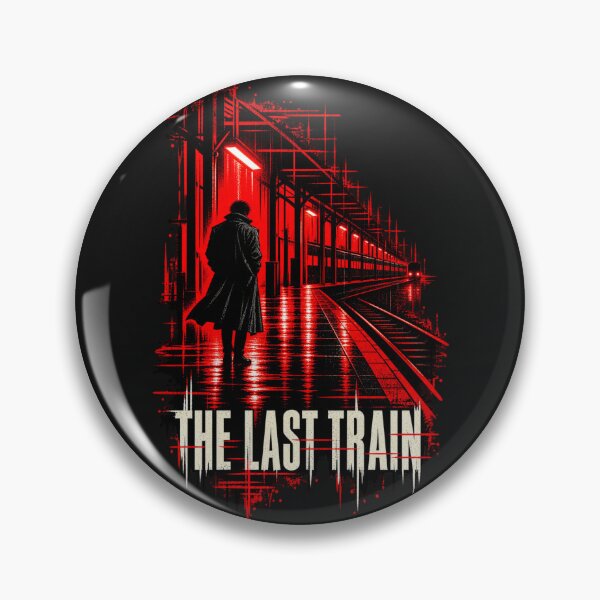 Item preview, The Last Train – Red Noir Railway Platform designed and sold by Sanctum Icons.