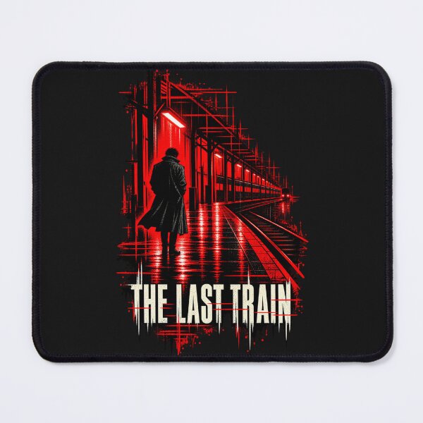 Item preview, The Last Train – Red Noir Railway Platform designed and sold by Sanctum Icons.