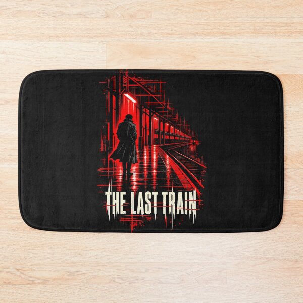 Item preview, The Last Train – Red Noir Railway Platform designed and sold by Sanctum Icons.