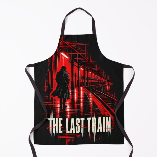 Item preview, The Last Train – Red Noir Railway Platform designed and sold by Sanctum Icons.