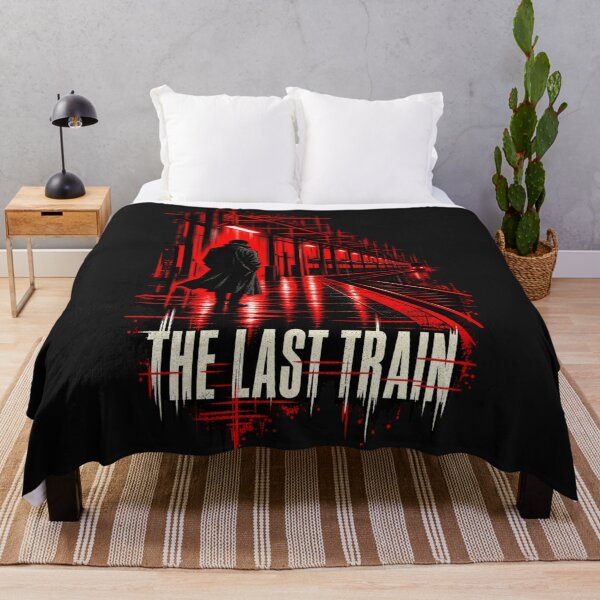 Item preview, The Last Train – Red Noir Railway Platform designed and sold by Sanctum Icons.