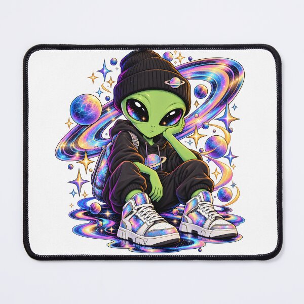Item preview, Cosmic Streetwear Alien designed and sold by TinyWeird.