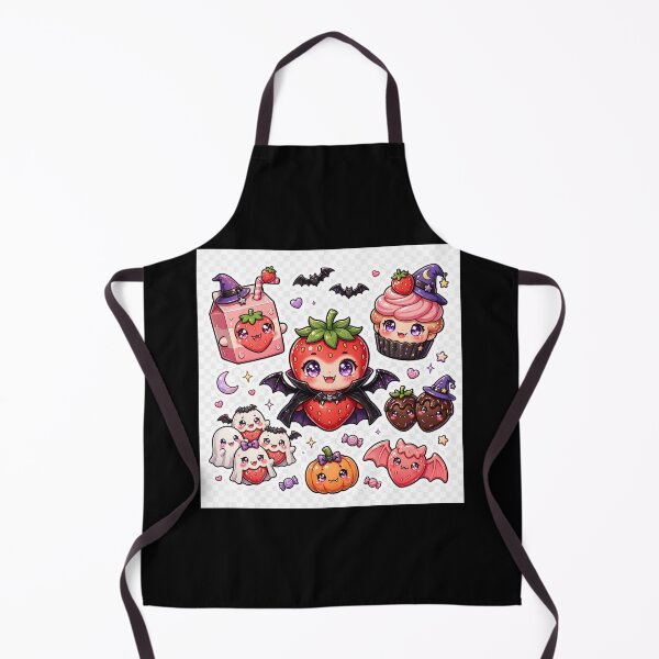 Item preview, Vampire Strawberry Halloween Party | Cute Kawaii Strawberry Character designed and sold by SmartyWonders.