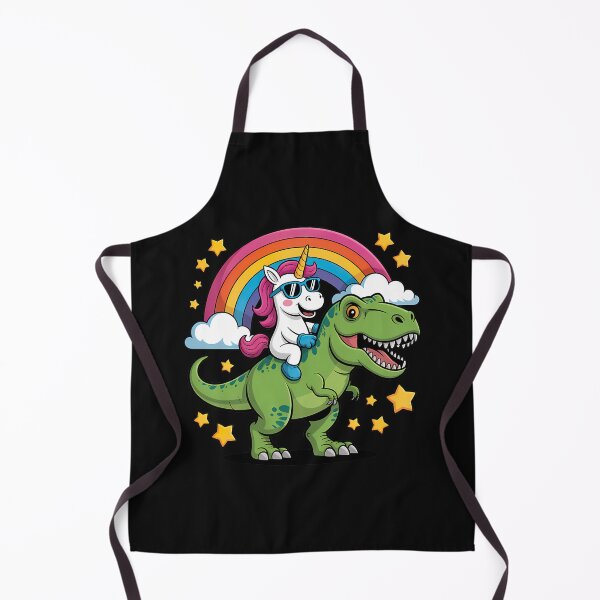 Item preview, Dinosaur And Unicorn Unicorn Riding Dinosaur designed and sold by LeahKanja.