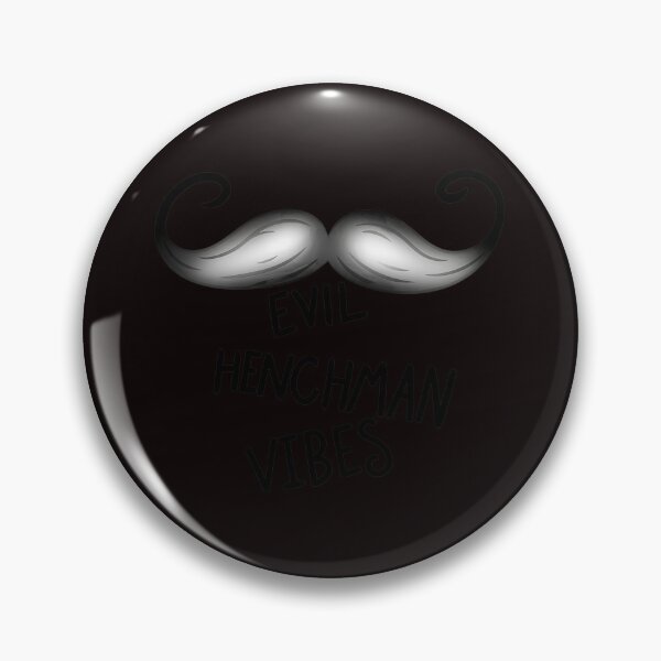 Item preview, Evil Henchman Vibes Mustache  designed and sold by Pixelonersquare.